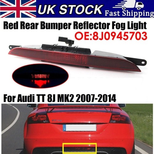 Red rear bumper reflector - uk,