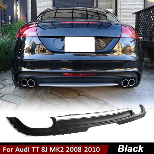 Black rear bumper - black,
