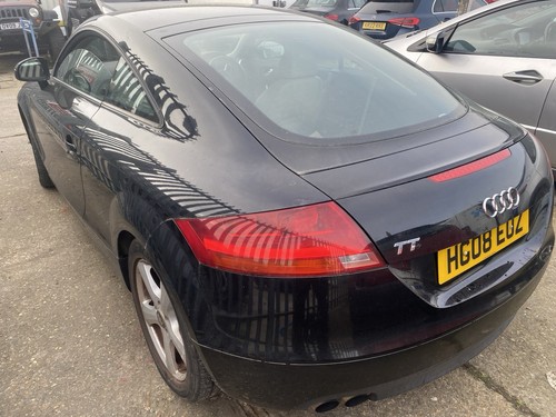 Audi rear bumper black 2008 - rear,