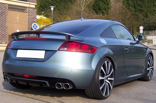 Audi rear bumper spoiler - audi,
