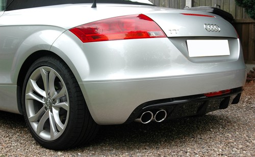 Audi rear bumper spoiler - audi,